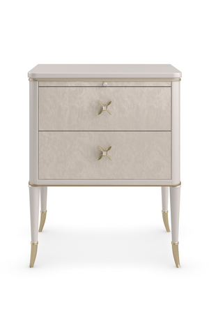 Modern Cream Nightstand | Caracole Finishing Up | Oroa.com