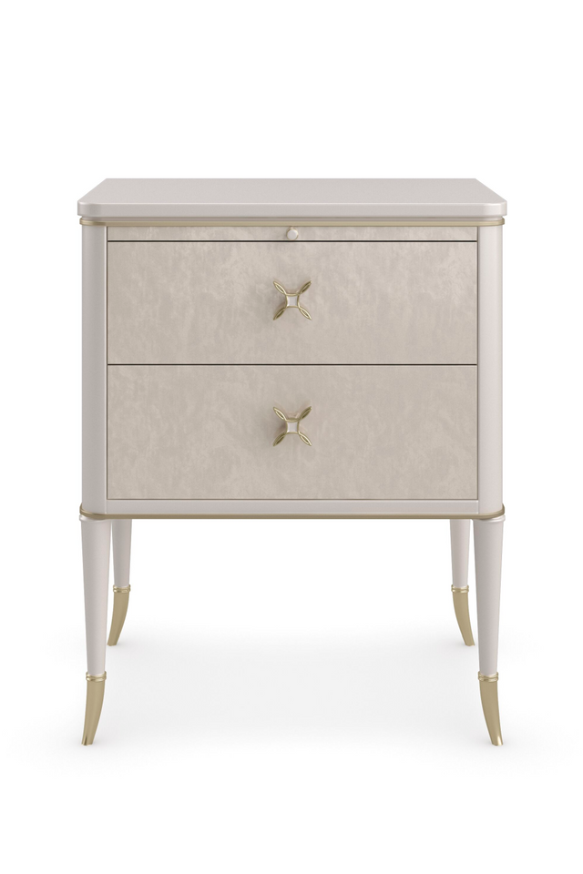Modern Cream Nightstand | Caracole Finishing Up | Oroa.com