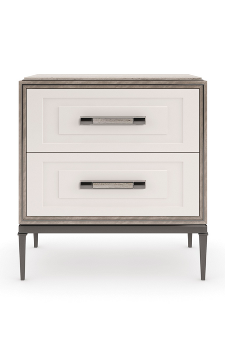 Wood Modern 2-Drawer Nightstand | Caracole I'm Impressed | Oroa.com