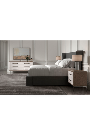 Wood Modern 2-Drawer Nightstand | Caracole I'm Impressed | Oroa.com
