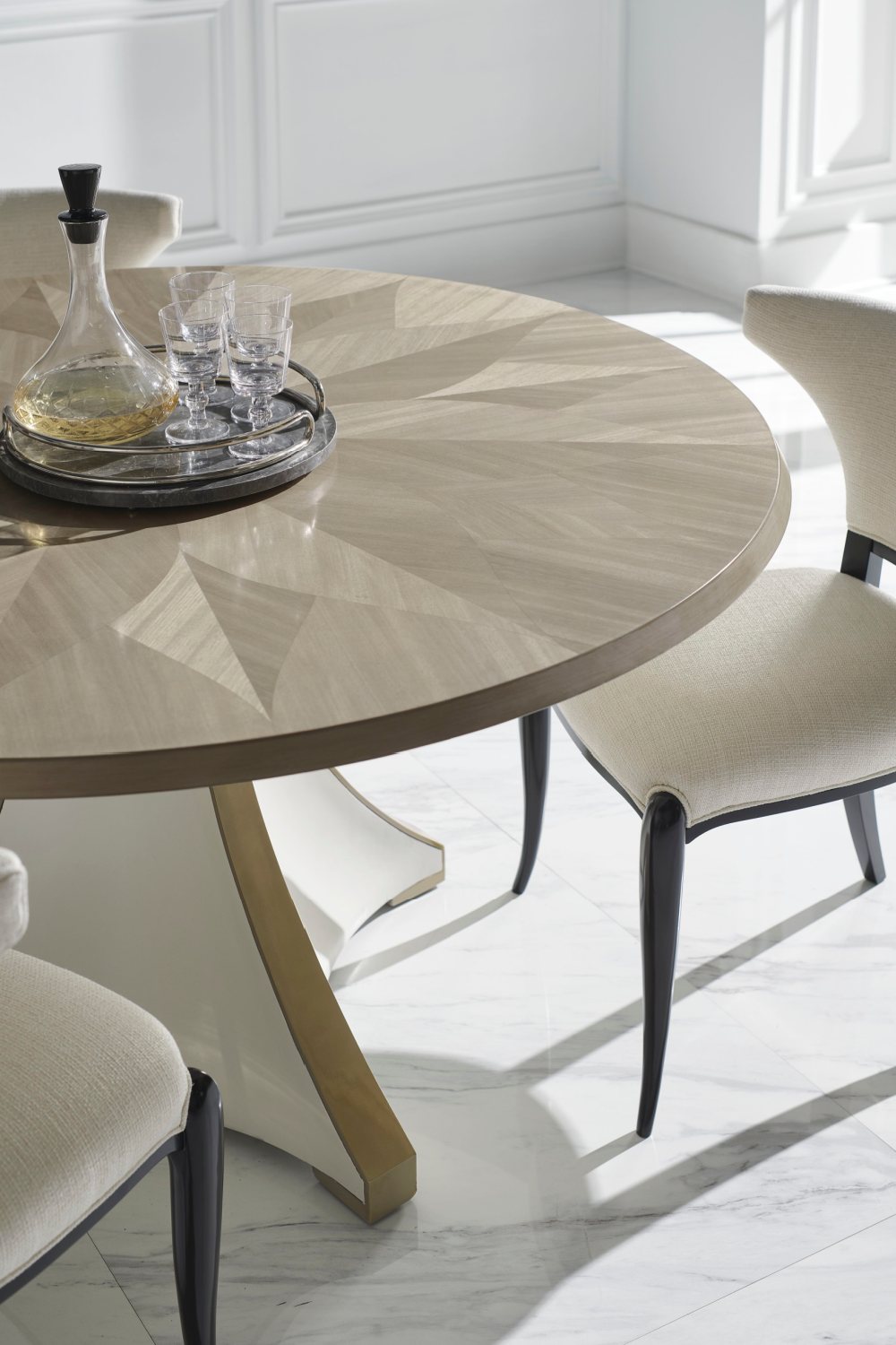 Modern Winged Dining Chairs | Caracole Be My Guest | Oroa.com