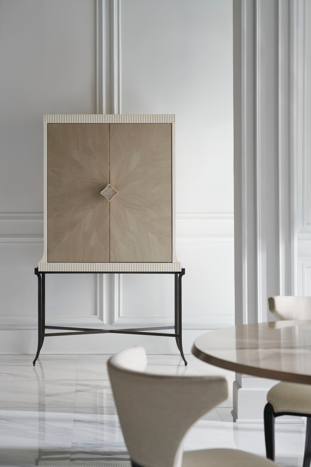 Modern Winged Dining Chairs | Caracole Be My Guest | Oroa.com