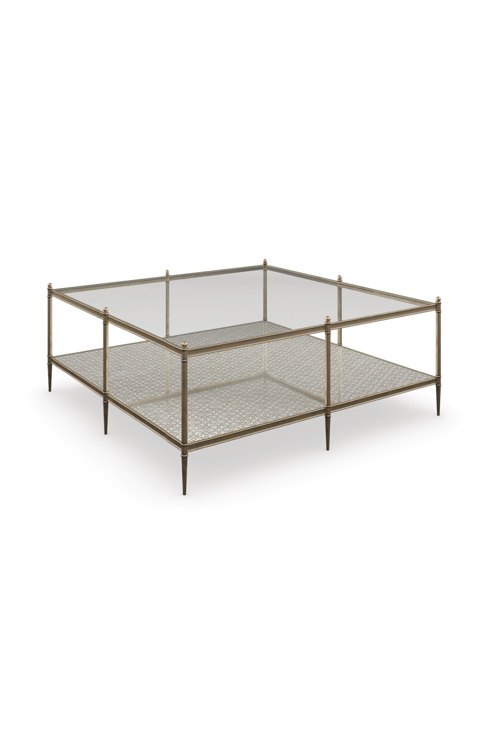 Mosaic Patterned Coffee Table | Caracole Perfectly Squared | Oroa.com