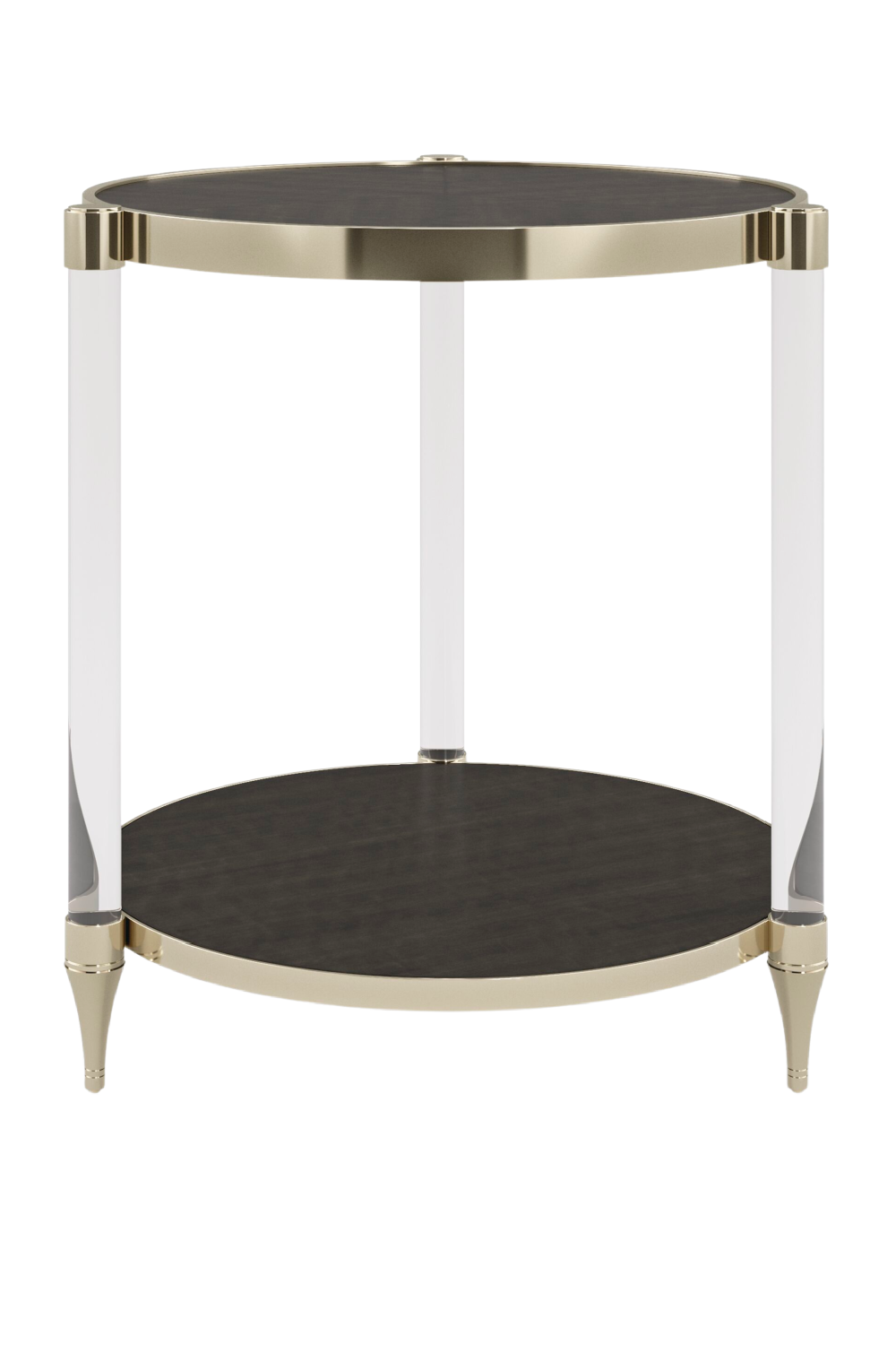 Acrylic Post Side Table | Caracole End Game | Oroa.com