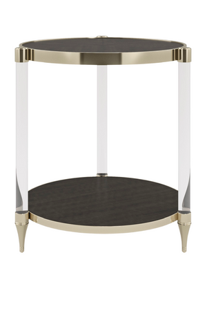 Acrylic Post Side Table | Caracole End Game | Oroa.com