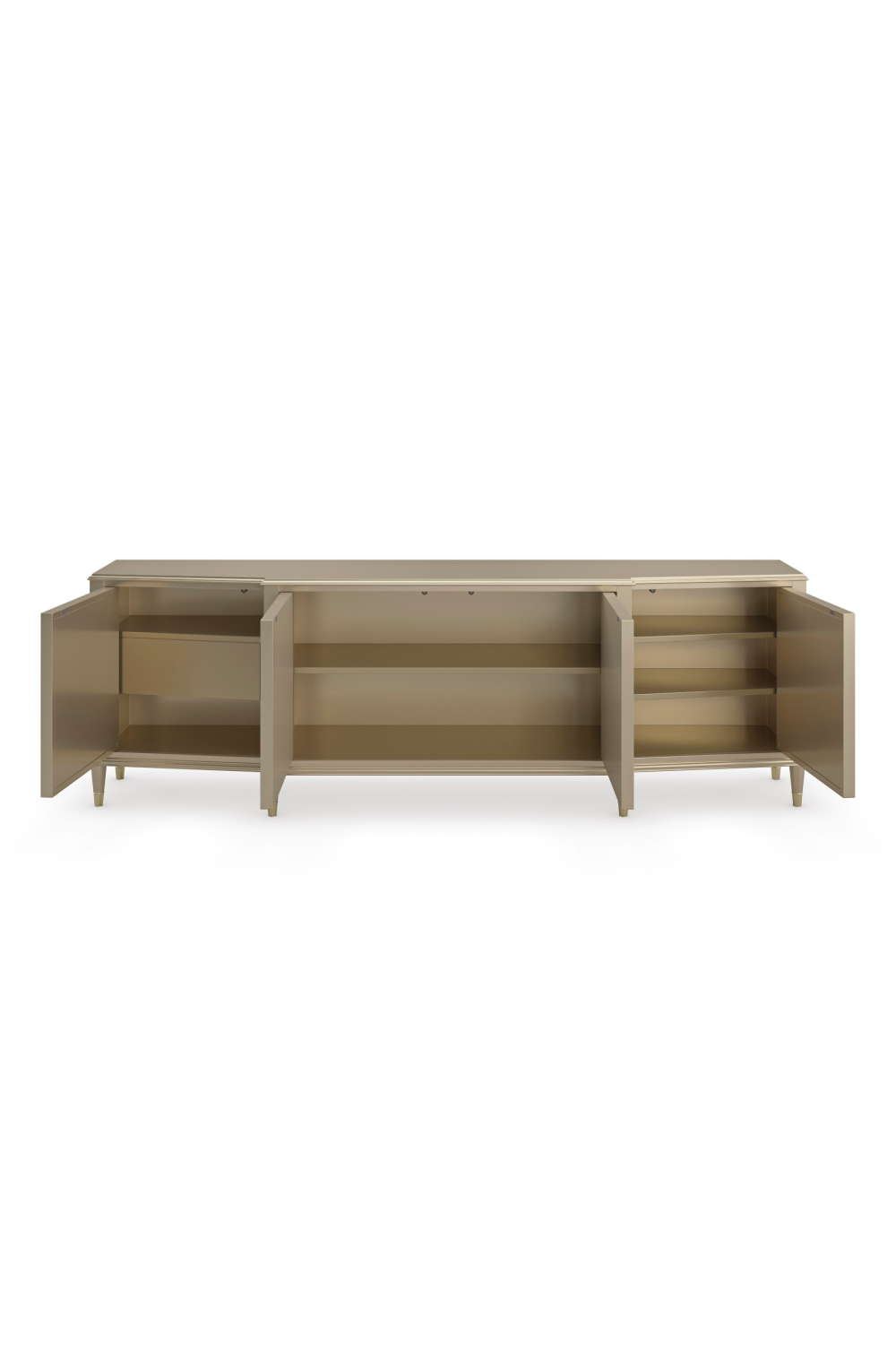 Gold Rosette Console Table | Caracole Star Of The Show | Oroa.com