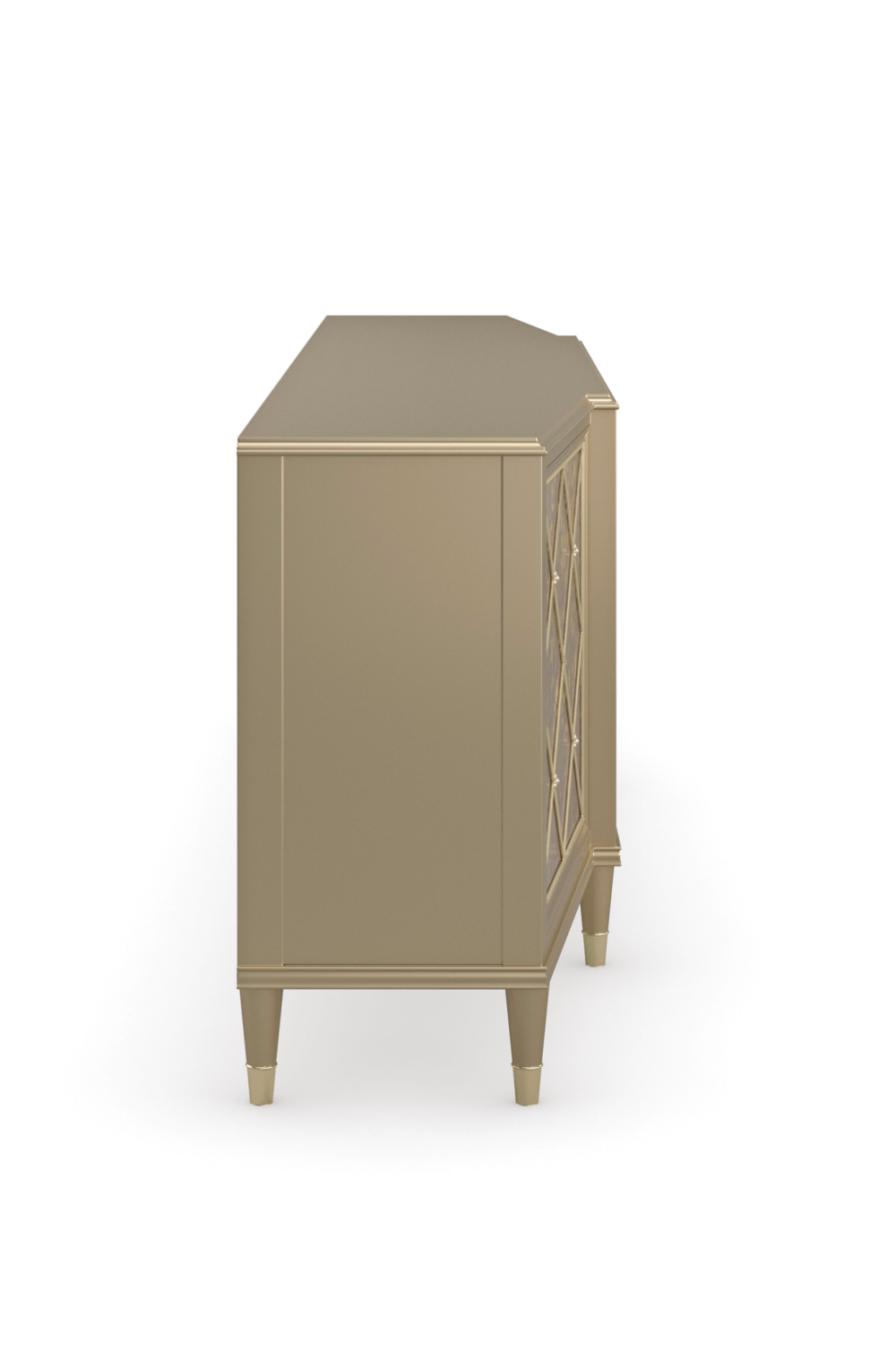 Gold Rosette Console Table | Caracole Star Of The Show | Oroa.com