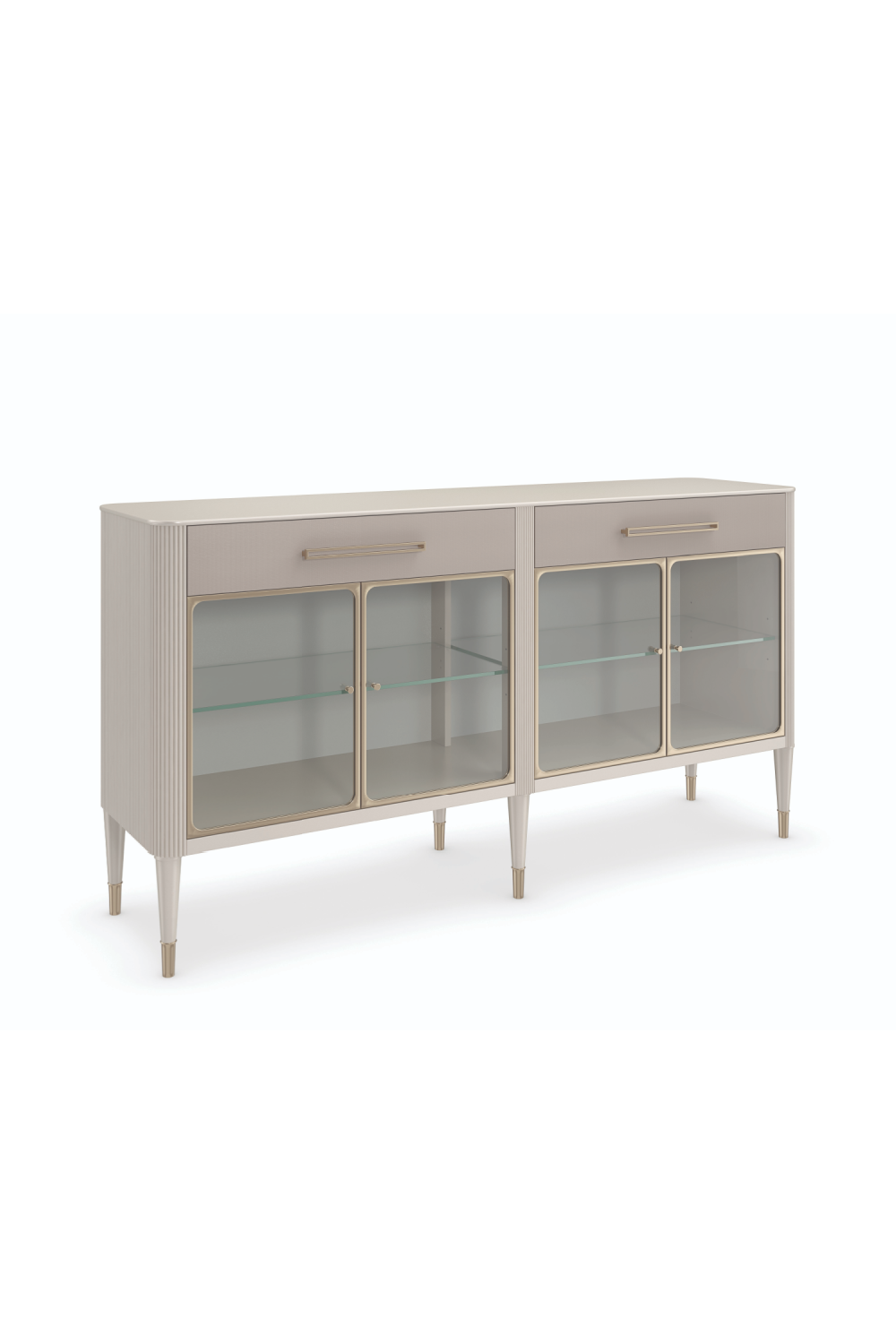 Glass Door Modern Sideboard | Caracole Love Interest | Oroa.com