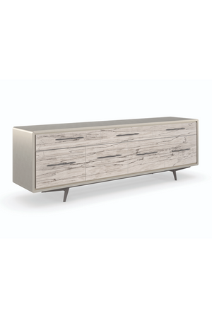 Spalted Maple Veneer Sideboard | Caracole Highs And Lows | Oroa.com