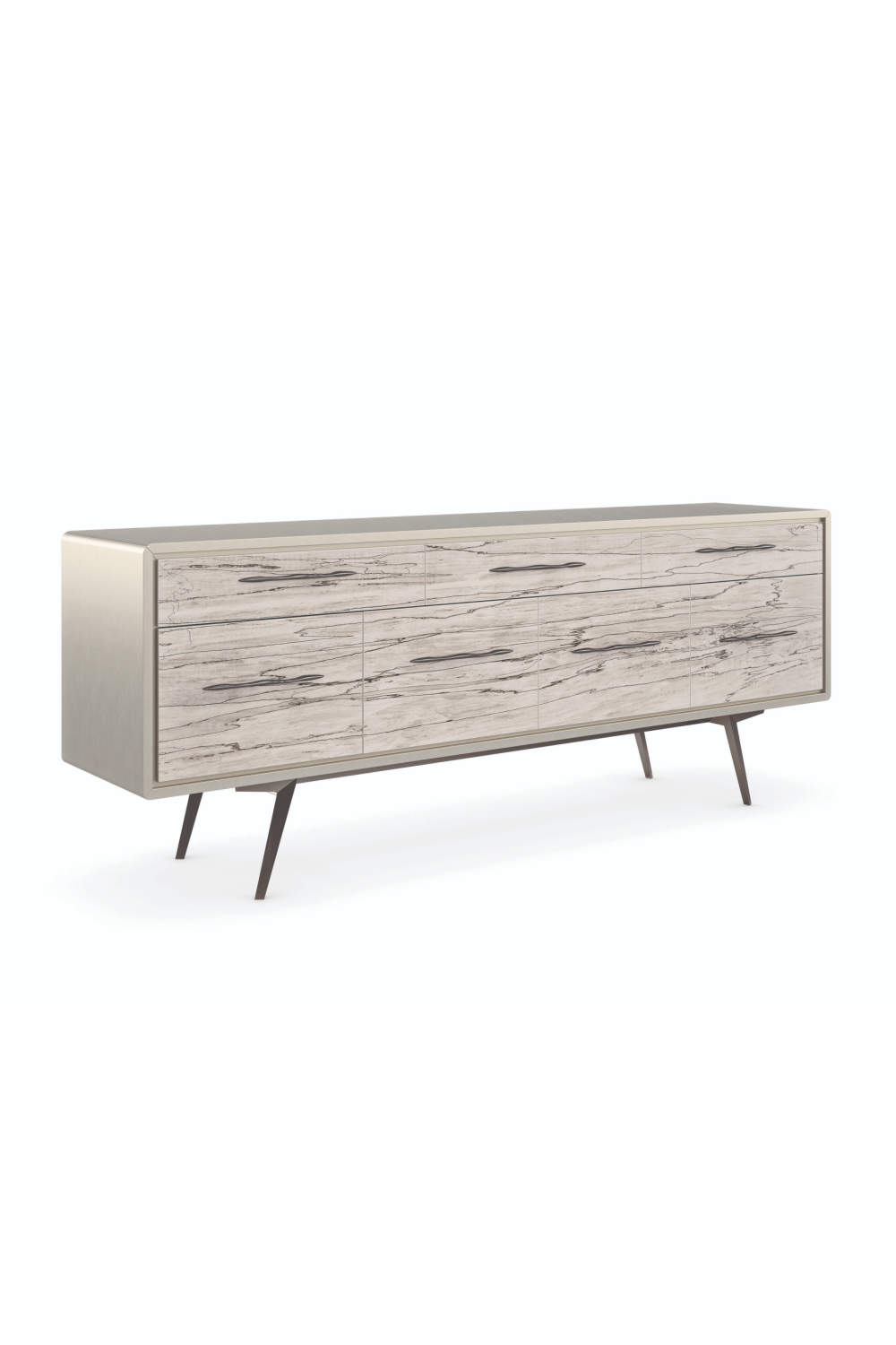 Spalted Maple Veneer Sideboard | Caracole Highs And Lows | Oroa.com