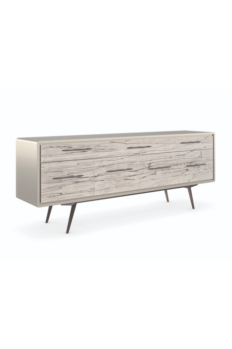 Spalted Maple Veneer Sideboard | Caracole Highs And Lows | Oroa.com