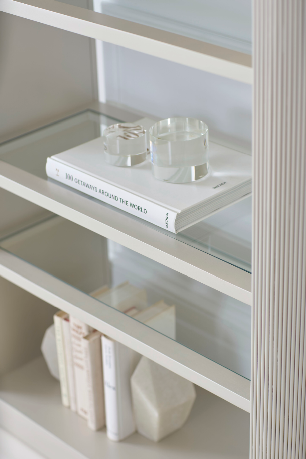 White Wooden Bookcase | Caracole Higher Love | Oroa.com