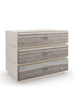 Gray Sandstone Nightstand | Caracole Bedrock | Oroa.com