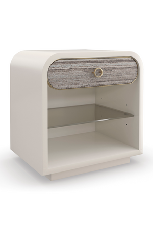   White Modern Nightstand | Oroa.com
