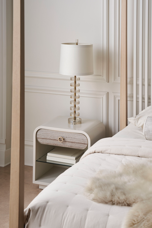   White Modern Nightstand | Oroa.com