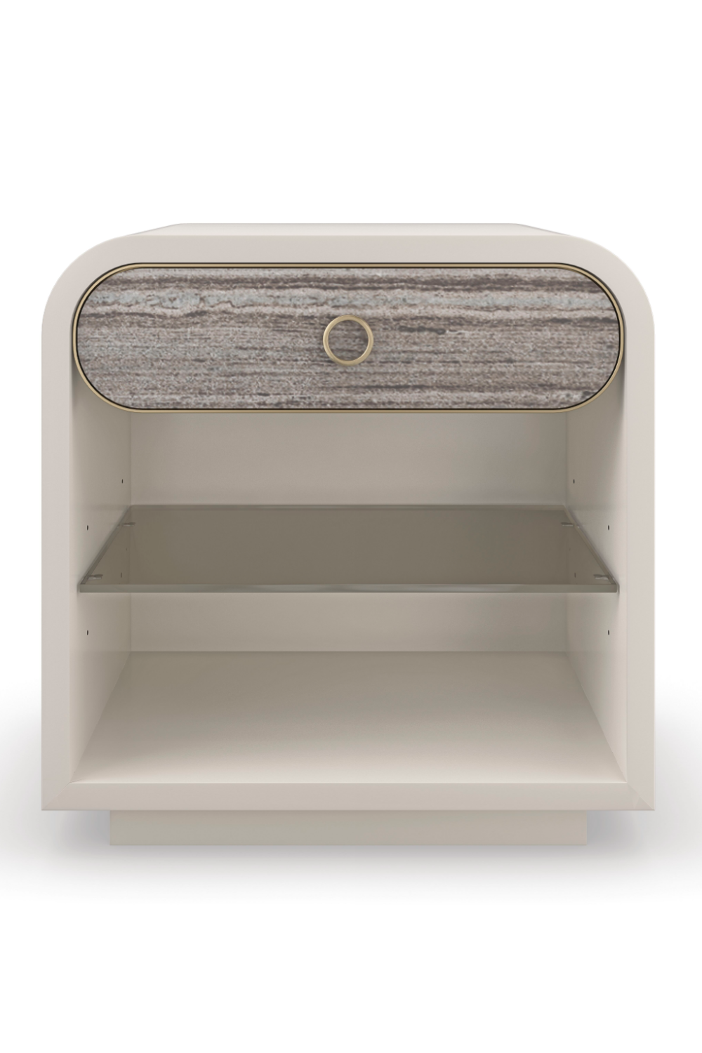   White Modern Nightstand | Oroa.com