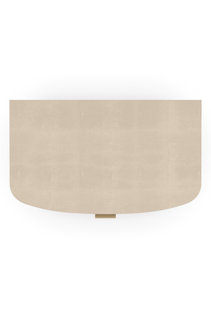 Cream Shagreen Nightstand | Caracole Simply Perfect | Oroa.com