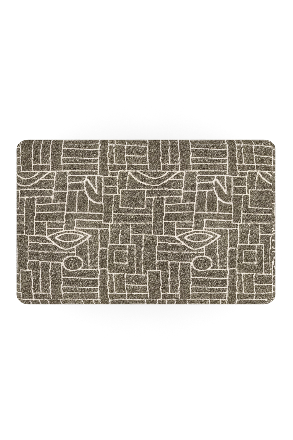 Moss Green Modern Ottoman | Caracole Balance Beam | Oroa.com