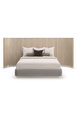 Gray Minimalist Winged Bed | Caracole Dream Chaser | Oroa.com