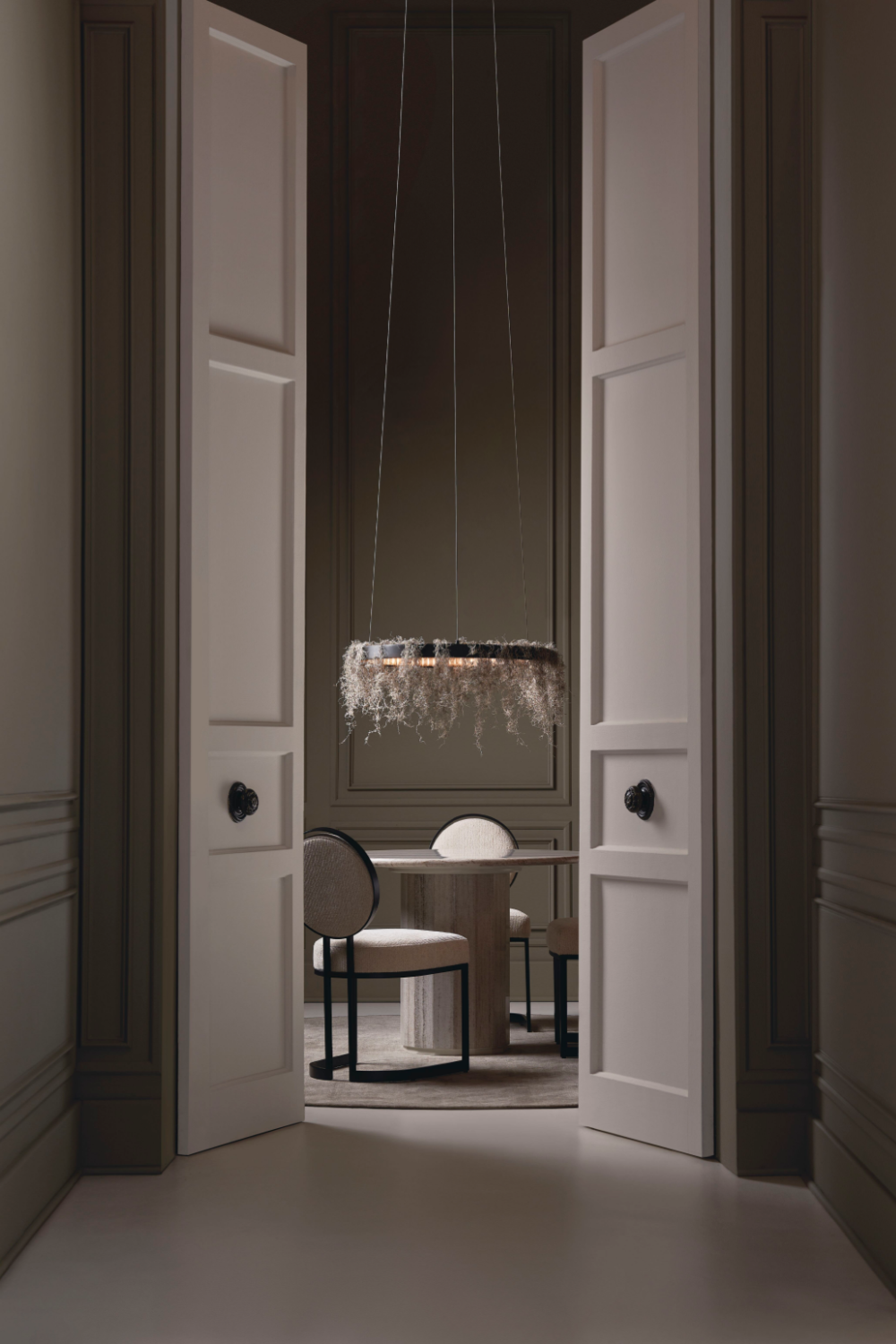 Round-Back Dining Chairs (2) | Caracole La Lune | Oroa.com