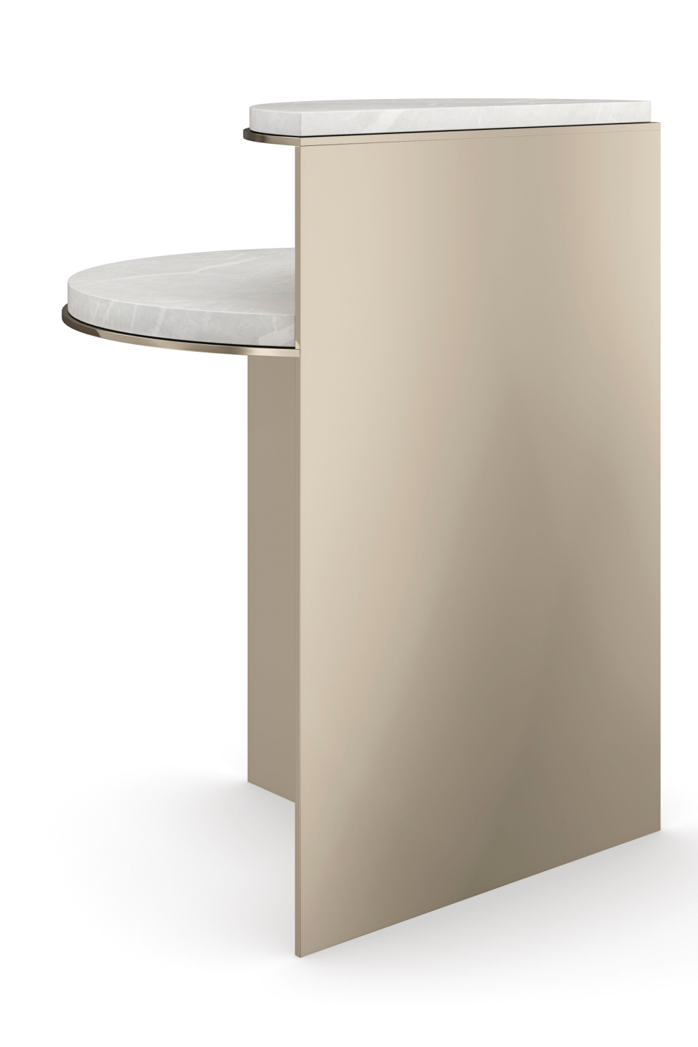 Gold Modern End Table | Caracole Touche' Light | Oroa.com