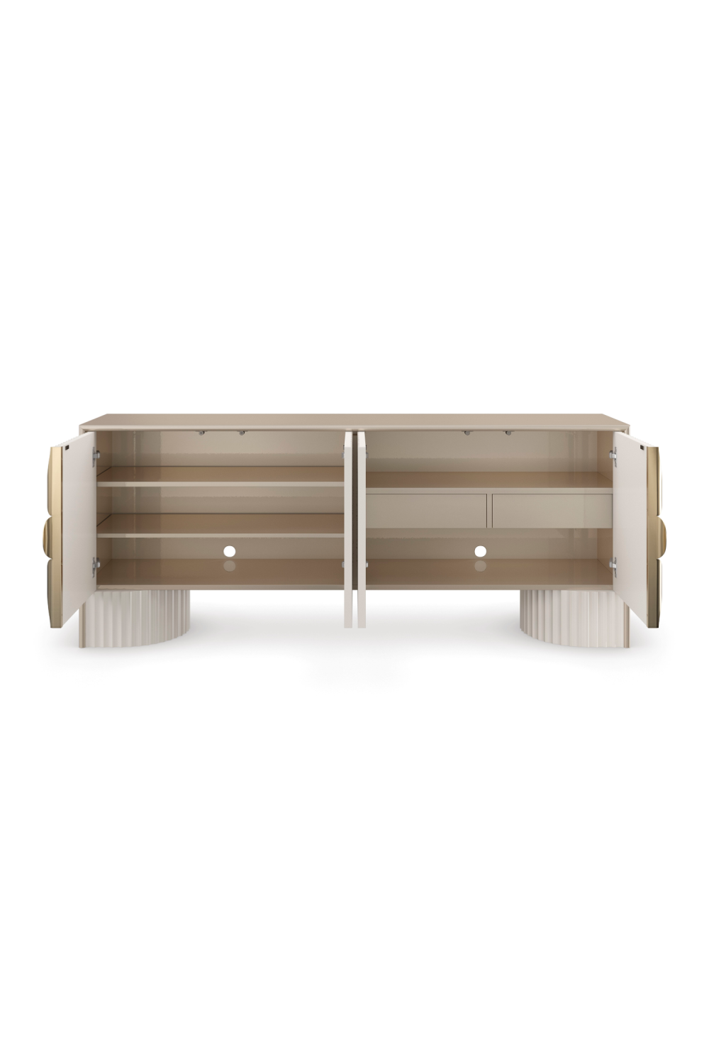 Neutral-Hued Modern Sideboard | Caracole Conrinthian | Oroa.com