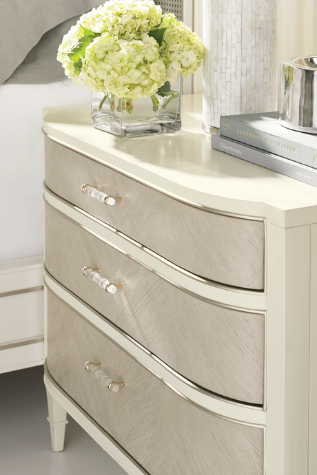 Taupe Modern Nightstand | Caracole Dress Code | Oroa.com