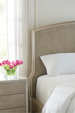 Metallic Outlined King Bed | Caracole Rise To The Occasion | Oroa.com