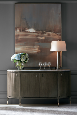   Black 4-Door Console Table | Oroa.com