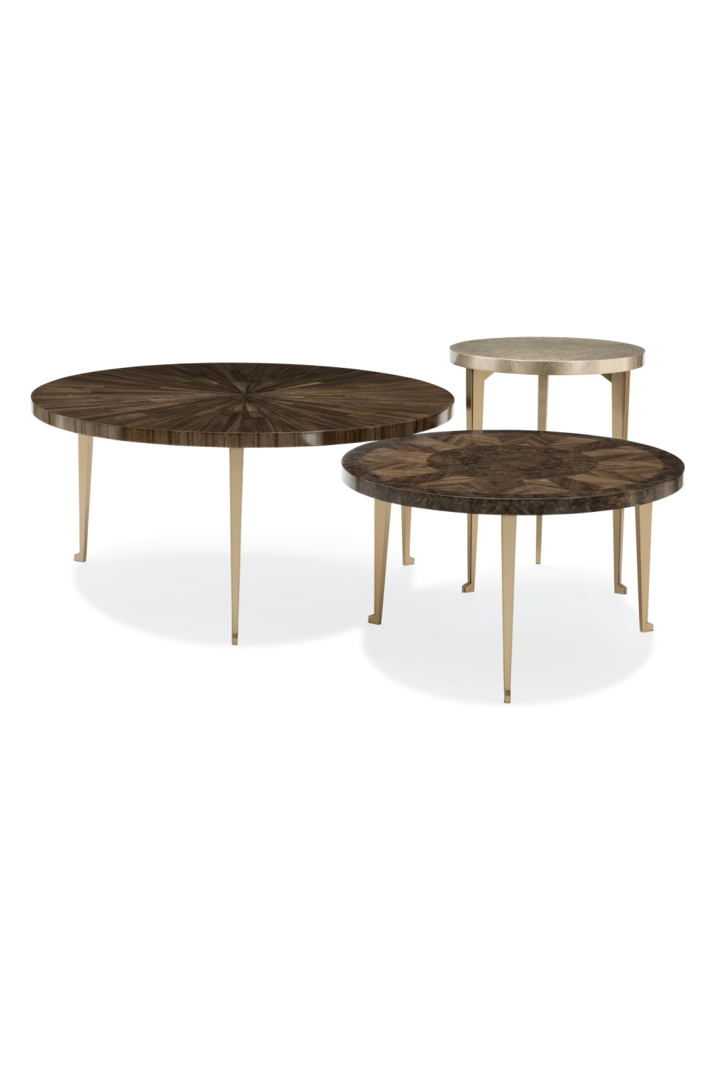 Round Wooden Cocktail Table | Caracole One Of The Bunch | Oroa.com