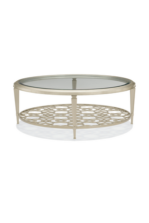 Bevelled Glass Coffee Table | Caracole Social Gathering | Oroa.com