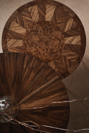 Round Wooden Coffee Table | Caracole A Whole Bunch | Oroa.com