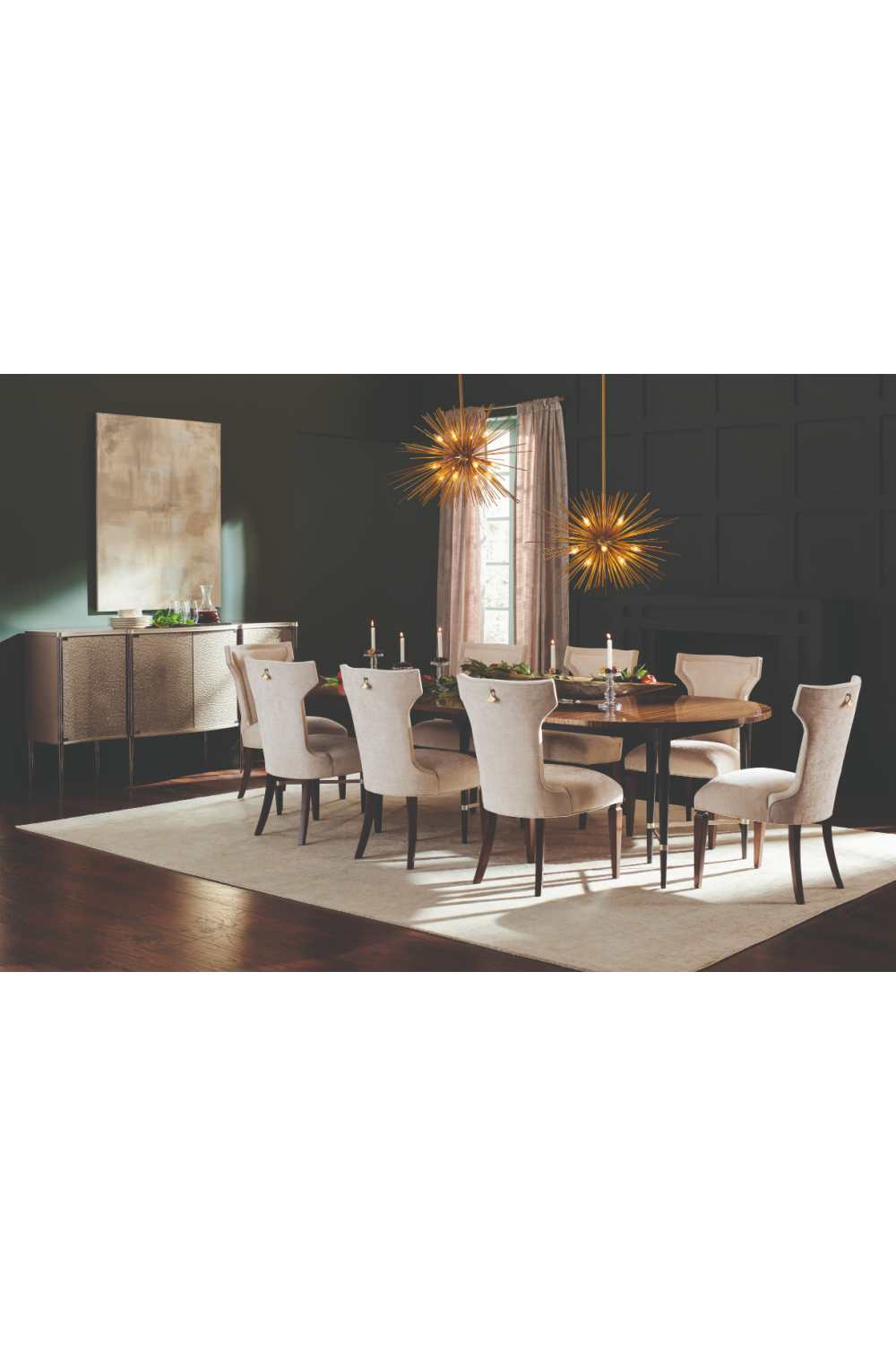 Round Paldao Dining Table | Caracole Long And Short Of It | Oroa.com