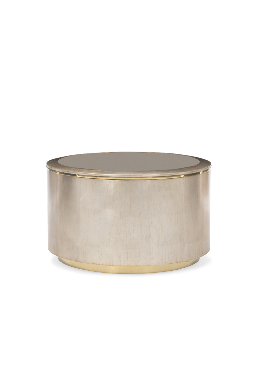 Gold Round Coffee Table | Caracole Circle In Time | Oroa.com