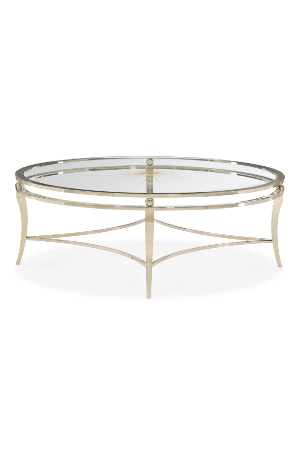 Round Glass Cocktail Table | Caracole A Star Is Born | Oroa.com