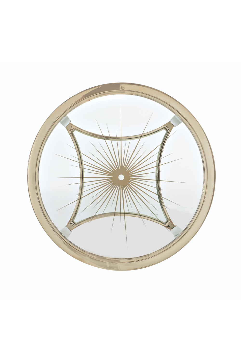 Starburst Patterned Side Table | Caracole Rising Star | Oroa.com