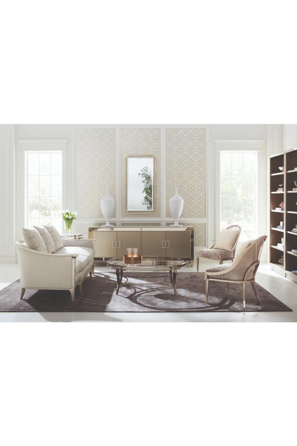 Mirrored Modern Console | Caracole Mogul Oroa.com