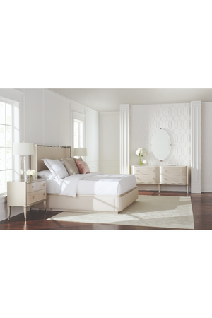 Soft Metallic 2-Drawer Nightstand | Caracole Perfect Match | Oroa.com