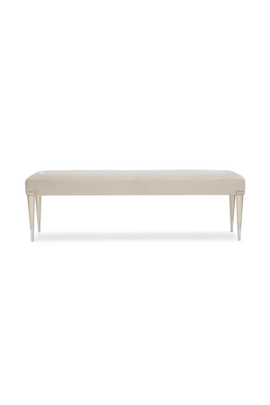 Cream Modern Bench | Caracole Boarding On Beautiful | Oroa.com