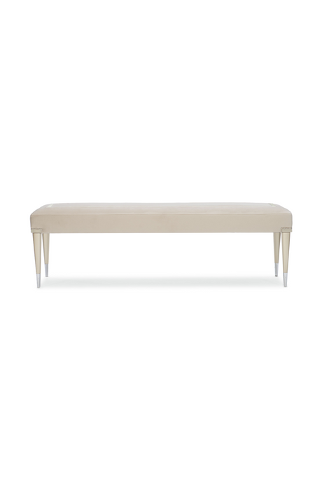 Cream Modern Bench | Caracole Boarding On Beautiful | Oroa.com