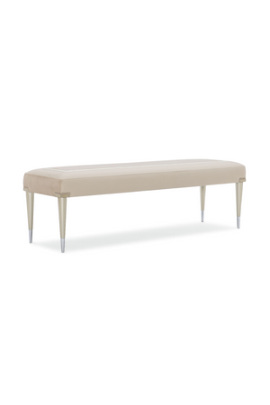 Cream Modern Bench | Caracole Boarding On Beautiful | Oroa.com