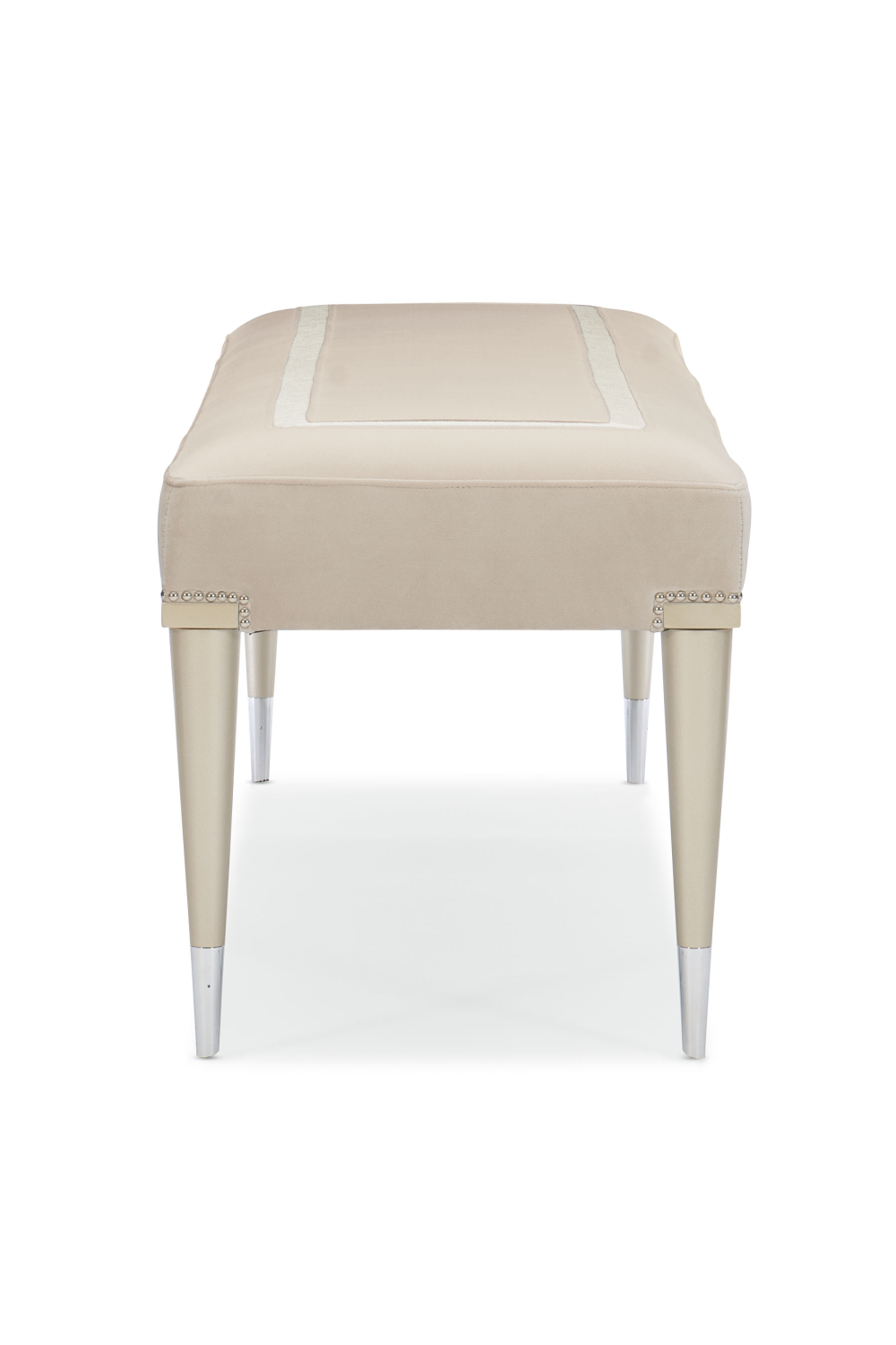 Cream Modern Bench | Caracole Boarding On Beautiful | Oroa.com