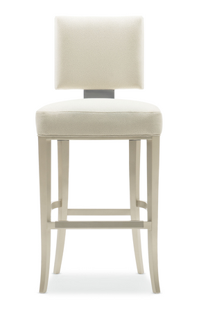 Neutral-Toned Bar Stool | Caracole Reserved Seating | Oroa.com