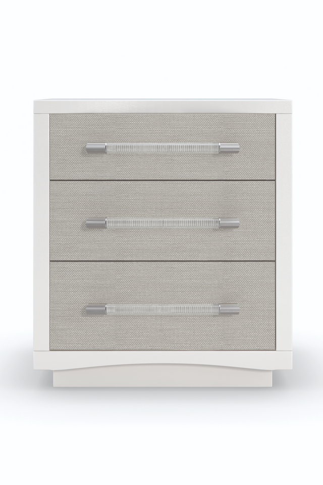White Modern Nightstand | Caracole Clarity | Oroa.com