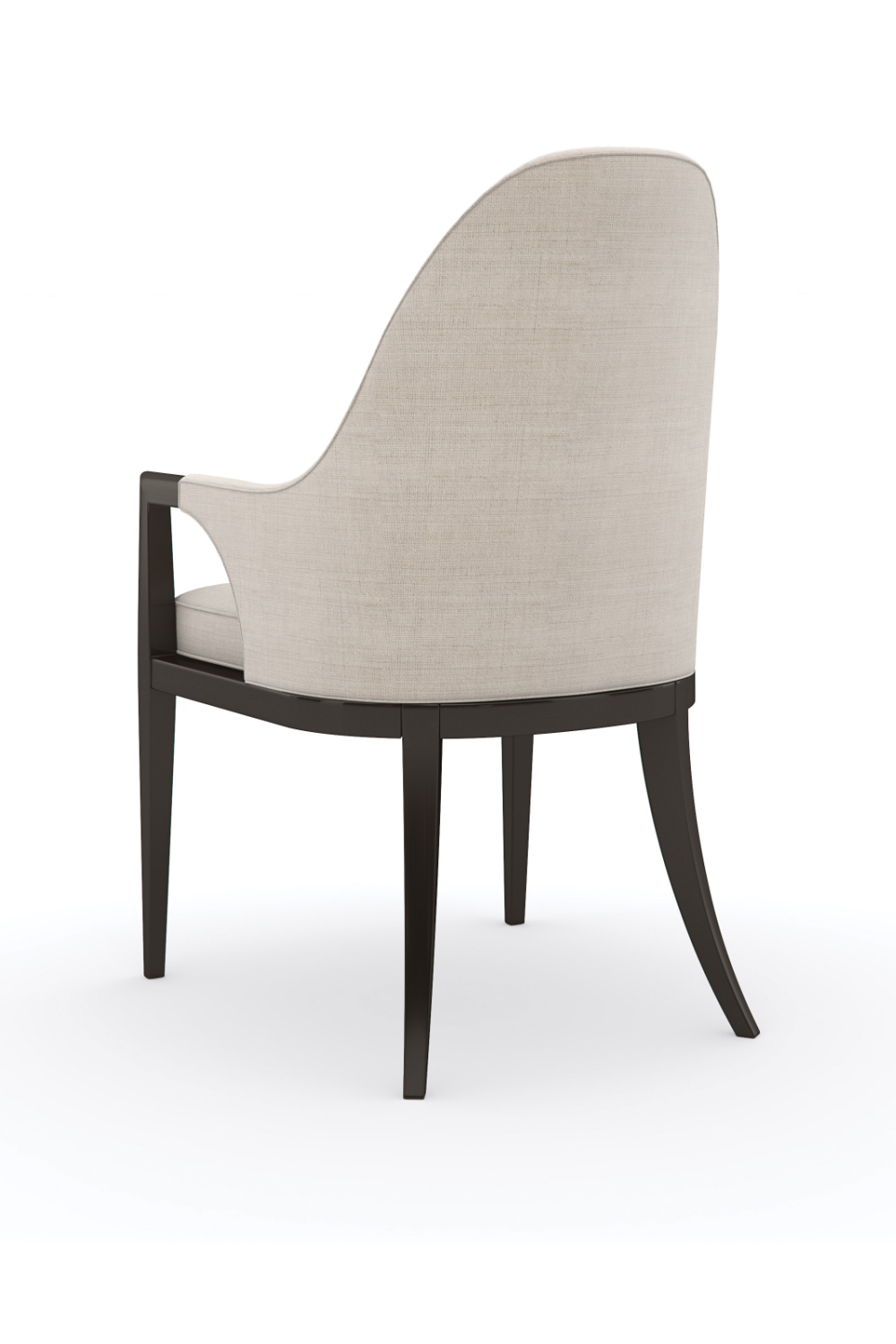 Beige Curved Armchair | Caracole Natural Choice | Oroa.com