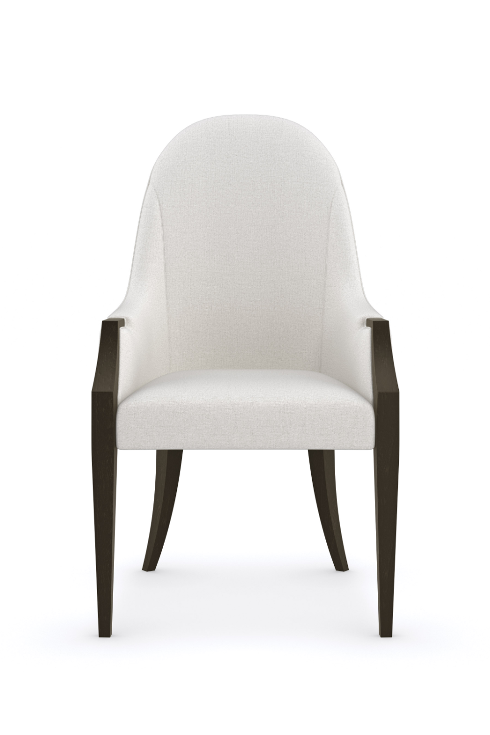 Cream Bouclé Dining Armchair | Caracole Time To Dine | Oroa.com