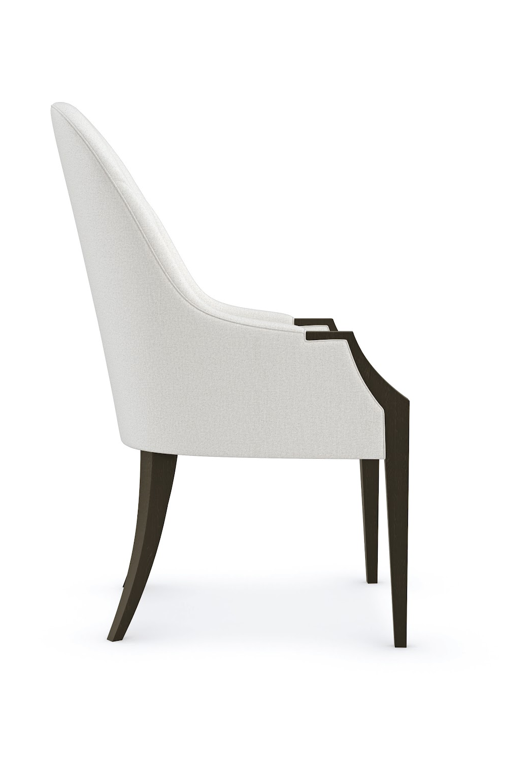 Cream Bouclé Dining Armchair | Caracole Time To Dine | Oroa.com