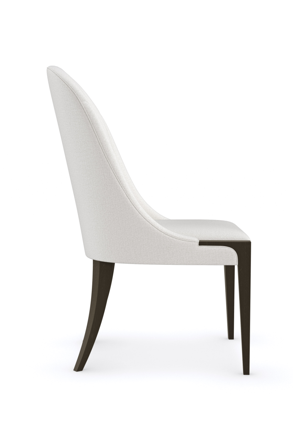 Cream Bouclé Side Chair | Caracole Time To Dine | Oroa.com