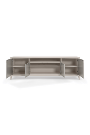   Silver Modern Media Cabinet | Oroa.com