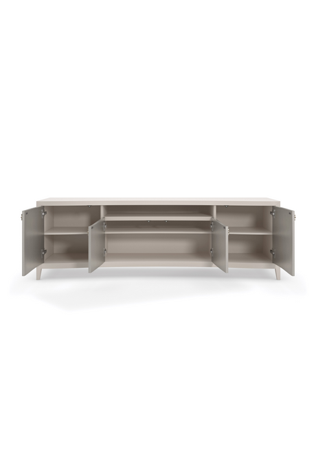   Silver Modern Media Cabinet | Oroa.com